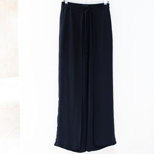 Greylin wide leg black palazzo pant